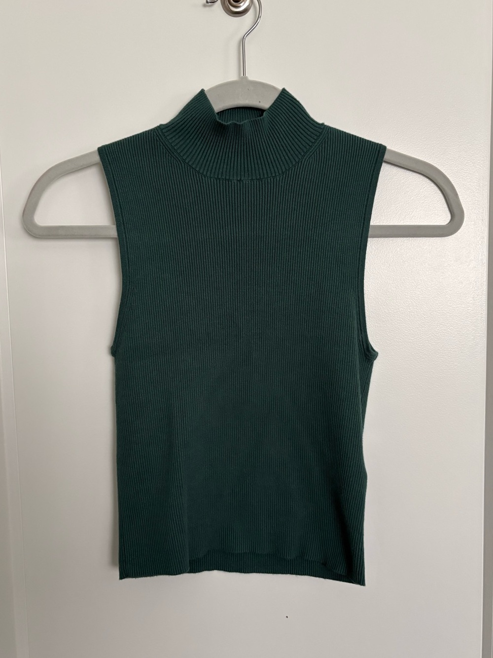 Madewell Wide Rib Mockneck Sweater Tank Top